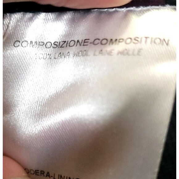 stella mccartney Straight Leg Wool trouser 46 Pants Black Creased Career US 14 - Picture 9 of 13